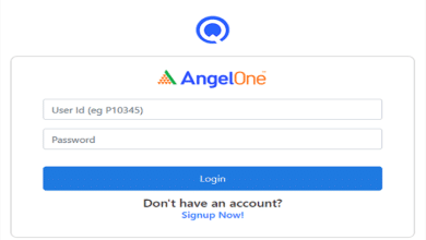 Angel One Login Page